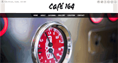 Desktop Screenshot of cafe164.com