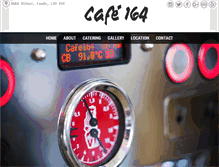 Tablet Screenshot of cafe164.com